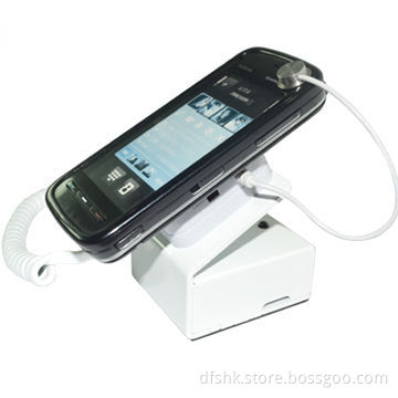 Mobile phone security displays with acrylic label frame, easy access to exhibits' information